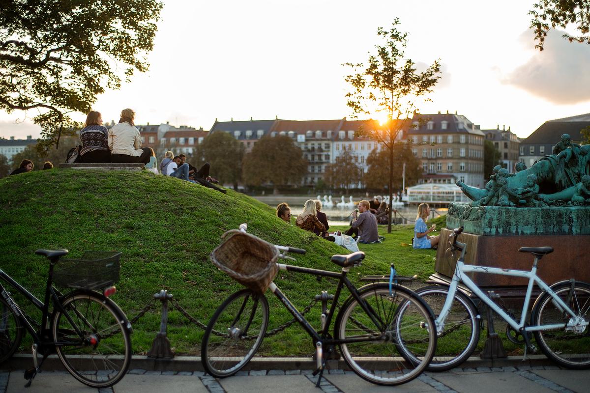 Cykler og park
