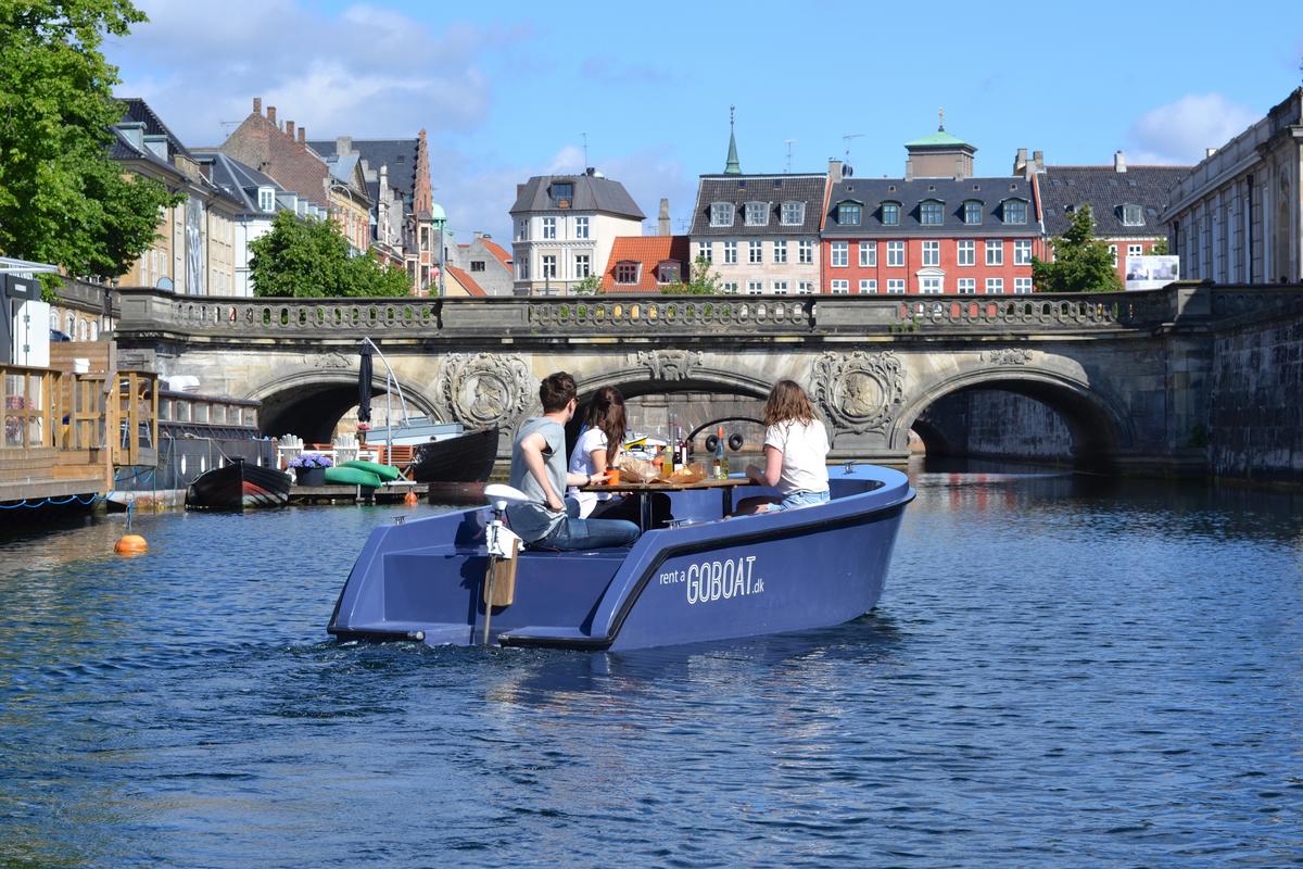 Goboat in the canal of Copenhagen